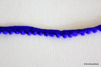 Thumbnail for Royal Blue Embroidery Wool One Yard Lace Trims 10mm Wide