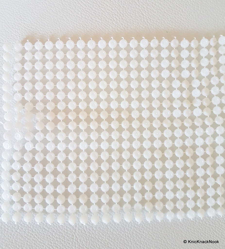 White FlatBack Pearl Lattice Trim, Bridal Trim, Wedding Trim For Bridal