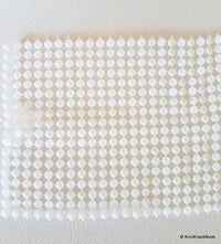 Thumbnail for White FlatBack Pearl Lattice Trim, Bridal Trim, Wedding Trim For Bridal