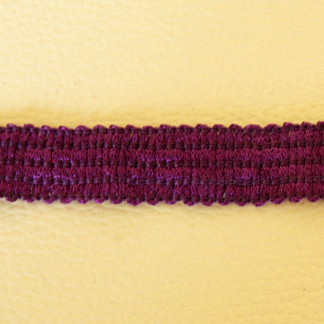 Purple And Pink Thread Lace Trim, Approx. 14mm wide