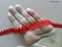 Thumbnail for Red / Black / Grey / Purple/ Beige One Yard Lace Trims 10mm Wide - 200317L1/L2/L3/L4/L5