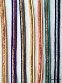 Thumbnail for Black And Silver Thread Lace Trim, Approx. 14mm wide - 200317L229