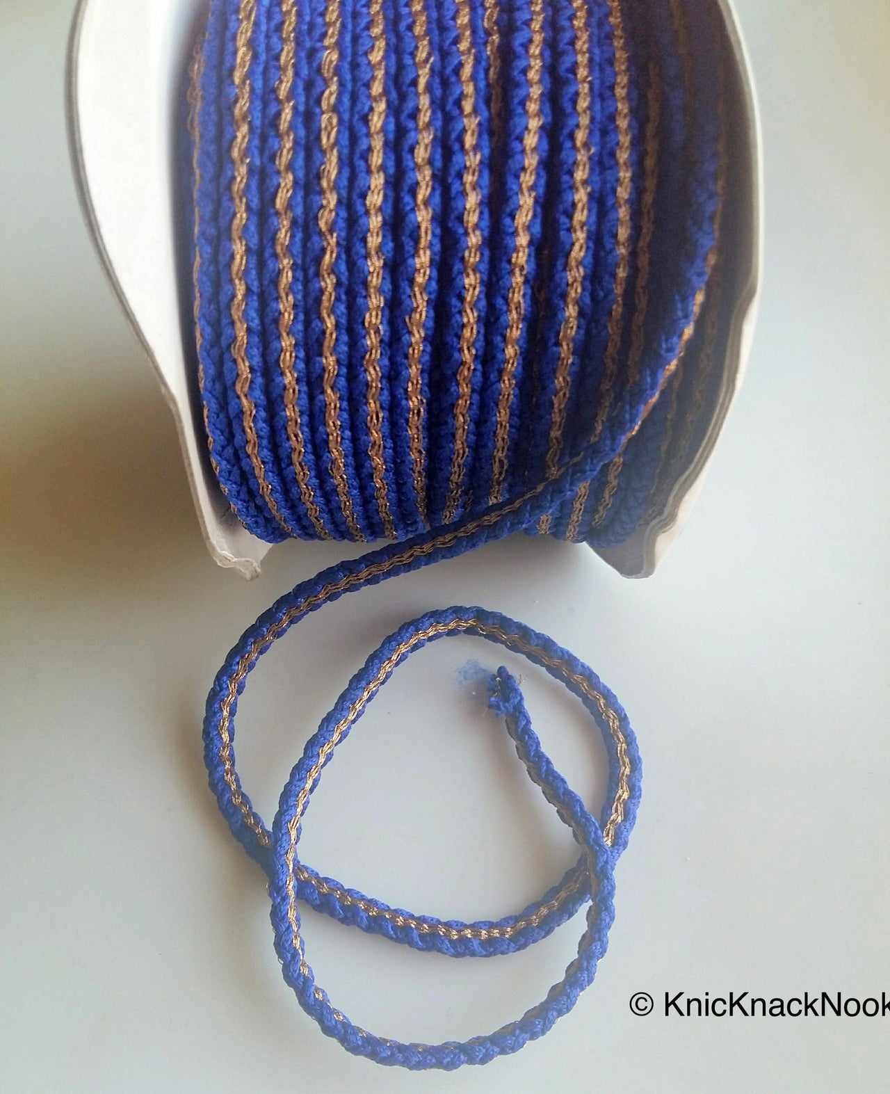 Purple / Light Green / Fuchsia Pink / Dark Brown / Blue / Teal / Light Brown / Black And Gold Thread Braid Trim