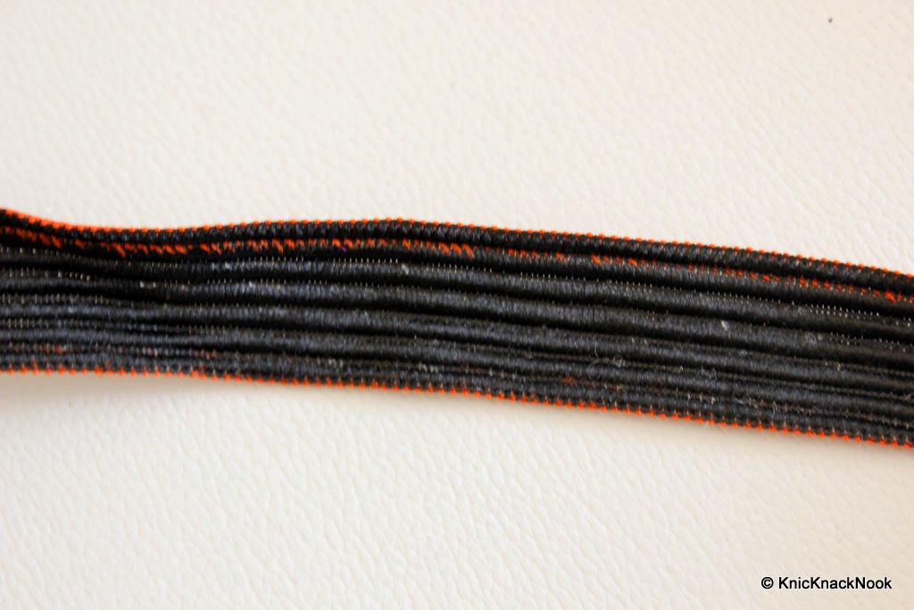 Beige And Brown Thread Lace Trim,Red/ Green Piping Trim, Approx. 22mm wide - 140316L147 / 48