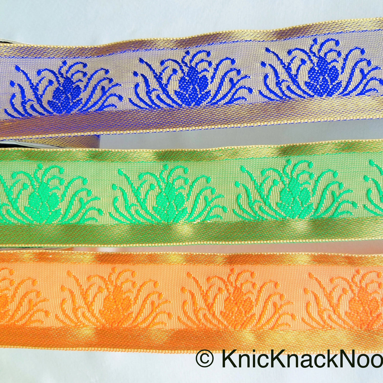 Wholesale Jacquard Weave Bronze Trim, 9 Yards Trim, Jacquard Trim
