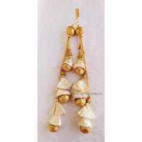 Thumbnail for Beige / Blue / Red And Gold Sequins Tassels, Bridal Tassels, Decorative Tassels