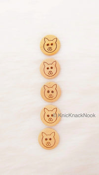 Thumbnail for Wood Cat Buttons