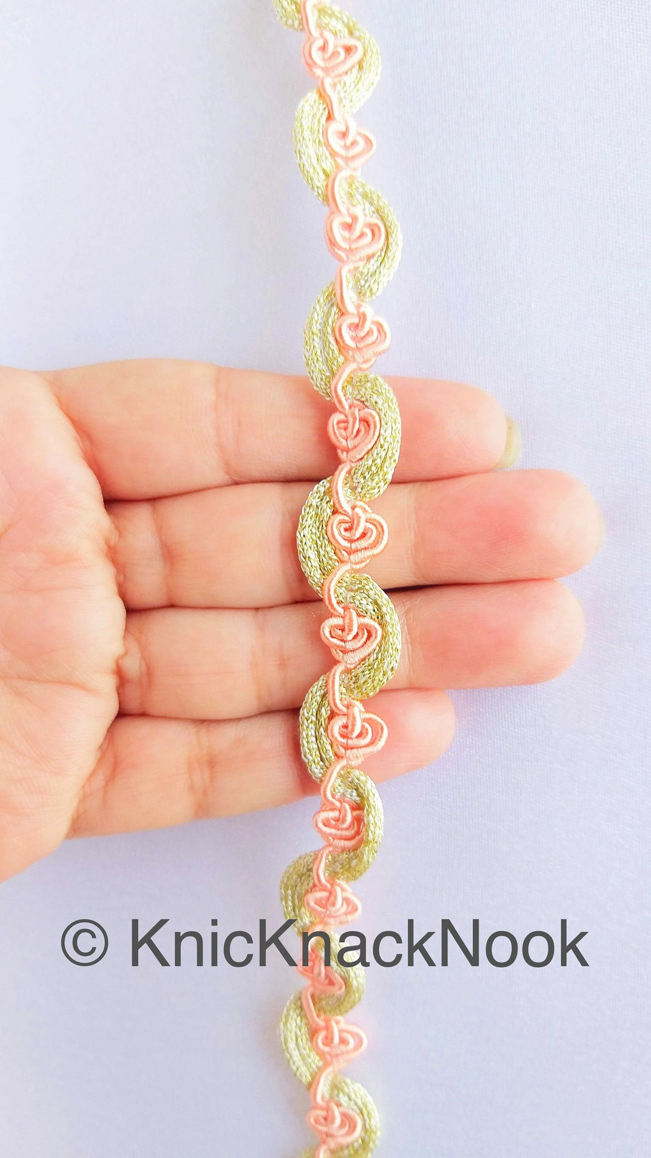 Shimmering Gold And Blue / Yellow / Coral Thread Floral Lace Trim, Rose Trim, Flower Roses
