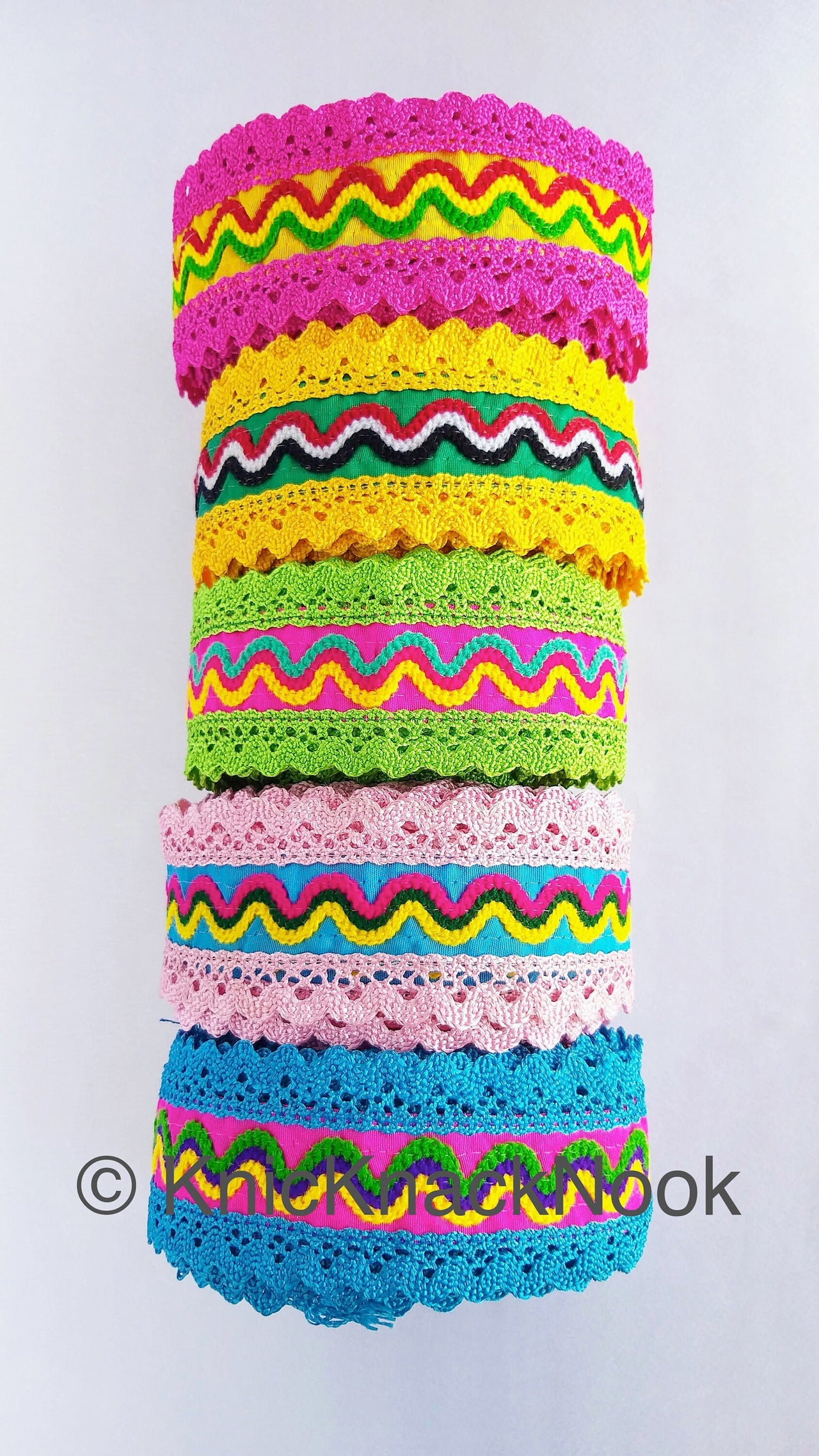 Wholesale Fabric Trim With Embroidery And Crochet, Trim By 9 Yard Lace, Approx. 55mm Wide