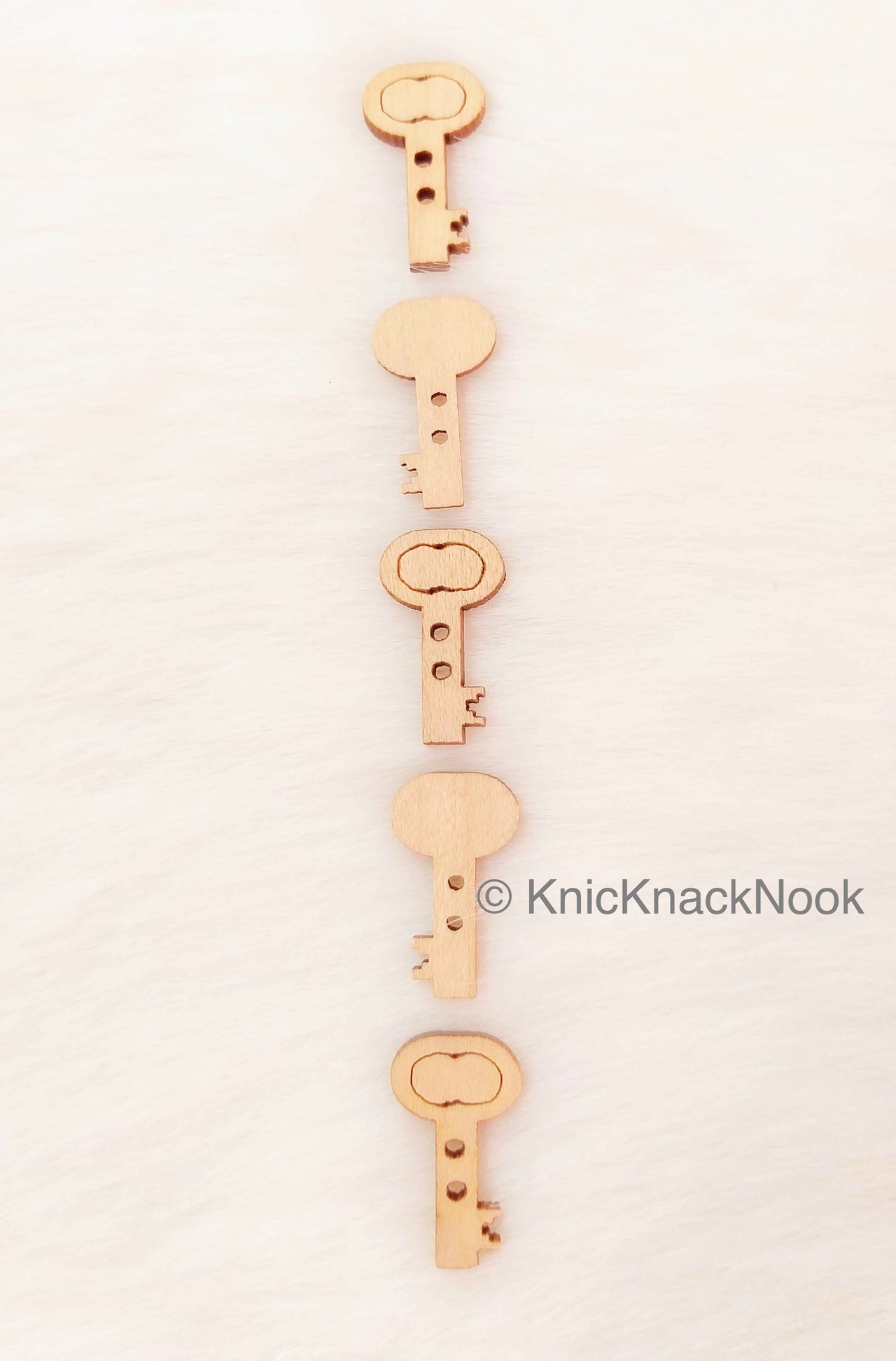 Wood Key Buttons