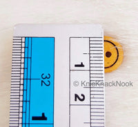 Thumbnail for Light Brown Coconut Shell Buttons, Round Natural Buttons, 12mm buttons