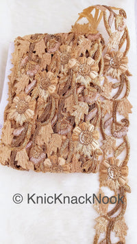 Thumbnail for Wholesale Indian , Lace Trim, Hand Embroidered Floral Trimming