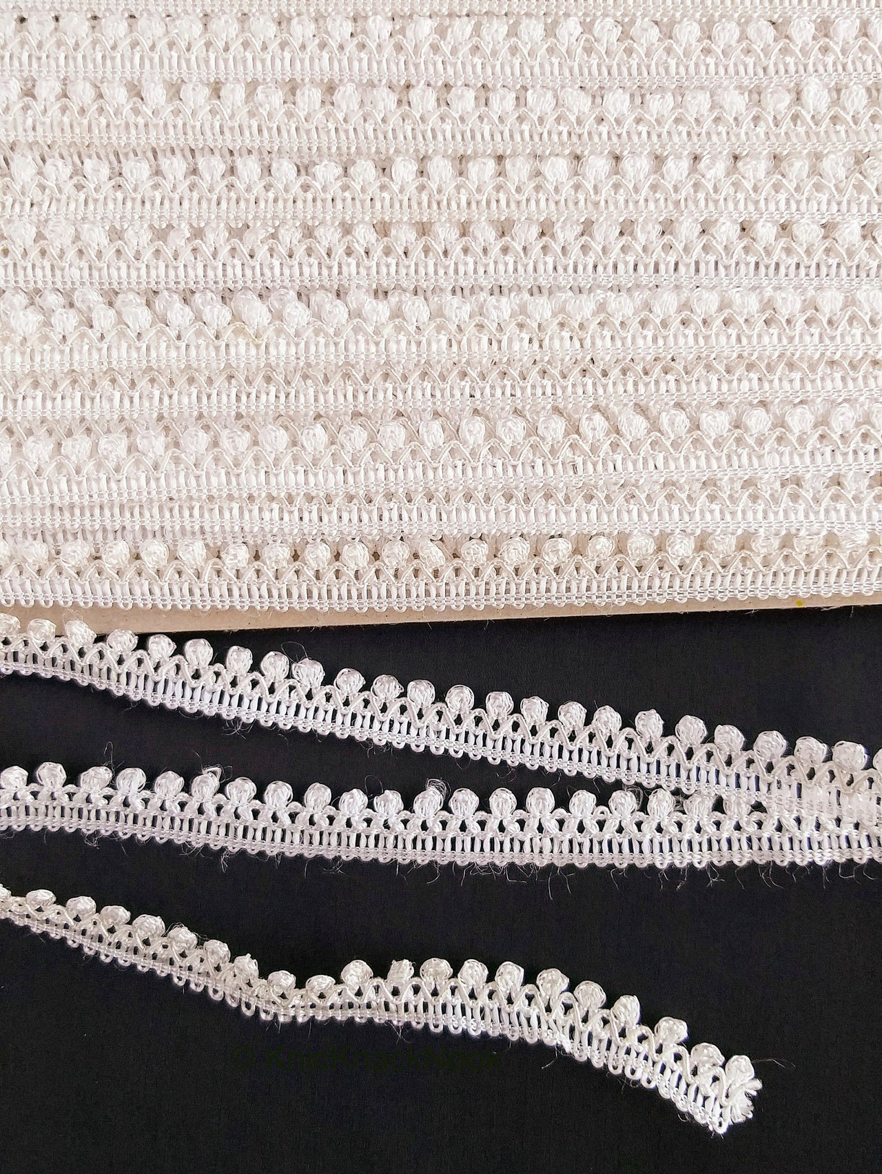 White Thread Lace, Embroidery Lace Trims, Fringe Trim