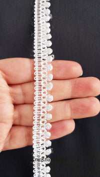 Thumbnail for White Thread Lace, Embroidery Lace Trims, Fringe Trim