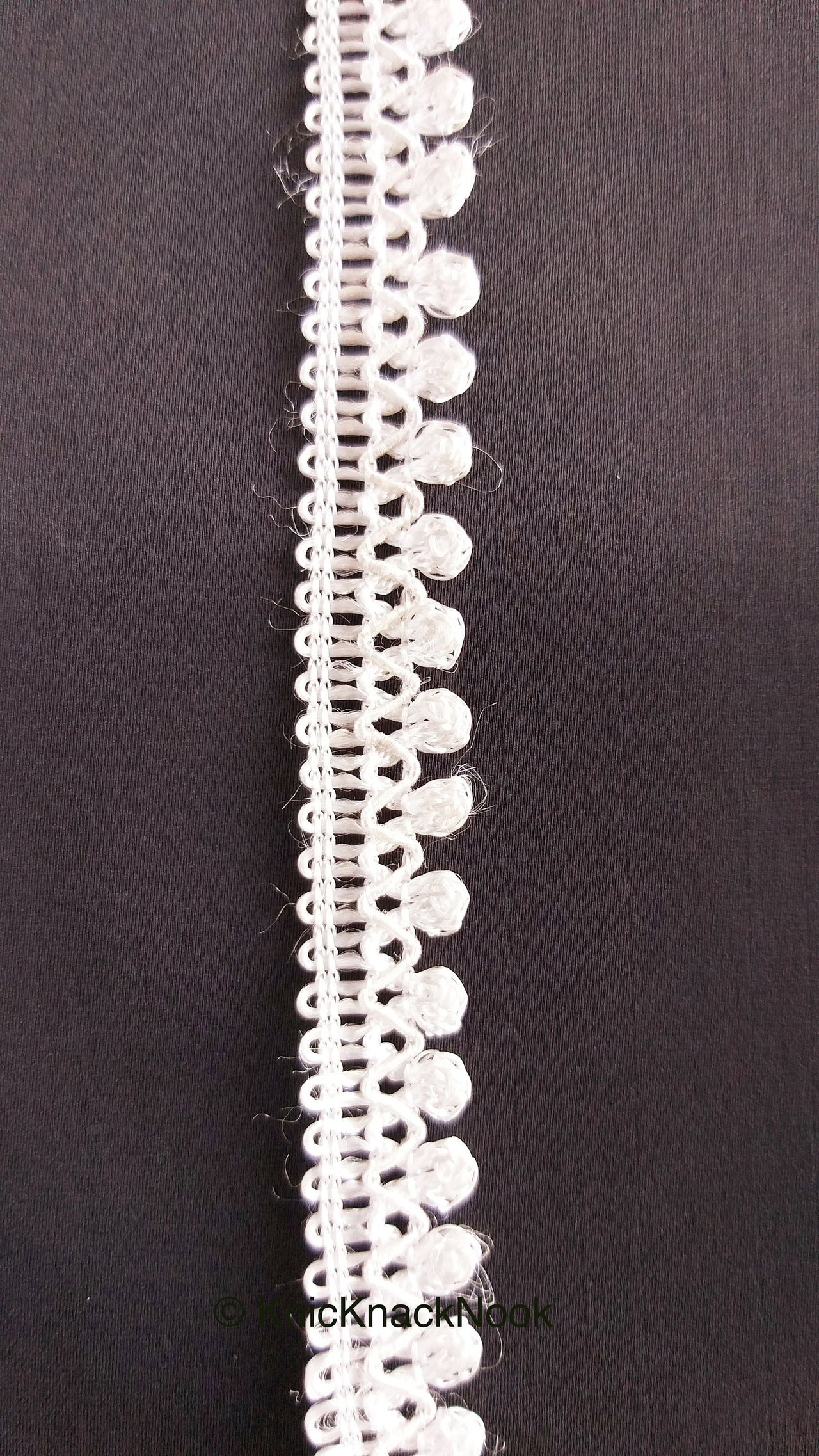 White Thread Lace, Embroidery Lace Trims, Fringe Trim