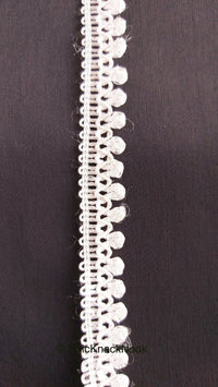 Thumbnail for White Thread Lace, Embroidery Lace Trims, Fringe Trim