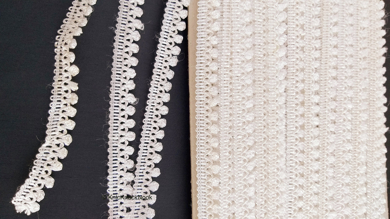 White Thread Lace, Embroidery Lace Trims, Fringe Trim
