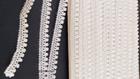Thumbnail for White Thread Lace, Embroidery Lace Trims, Fringe Trim