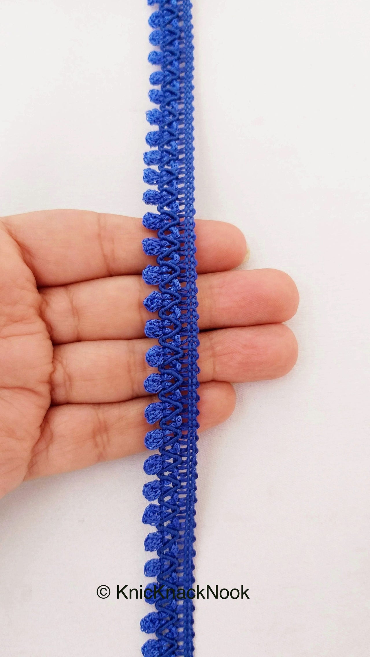 Royal Blue Thread Lace, Embroidery Lace Trims, Fringe Trim
