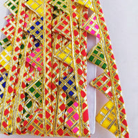 Thumbnail for Red Fringe Bunting Trim in Red, Green, Yellow