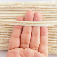 Thumbnail for 2mm Flanged Insertion Piping on 9mm Band, Beige Art Silk Fabric Trim, Cord piping Trim