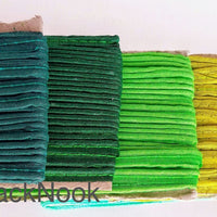 Thumbnail for 2mm Flanged Insertion Piping on 9mm Band, Green Art Silk Fabric Trim, Cord piping Trim