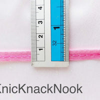 Thumbnail for 2mm Flanged Insertion Piping on 9mm Band, Light Pink Art Silk Fabric Trim, Cord piping Trim