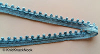 Thumbnail for Wholesale Grey 9 Yards Lace Trims 10mm Wide, Fringe Trimming, Decorative Fringe Tape