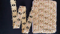 Thumbnail for Embroidered Silver And Gold Zardozi Floral Trim, Threadwork Lace, Indian Trim