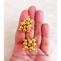 Thumbnail for Gold Bead Tassels Latkan, Indian Latkans, Gold Beaded Danglers