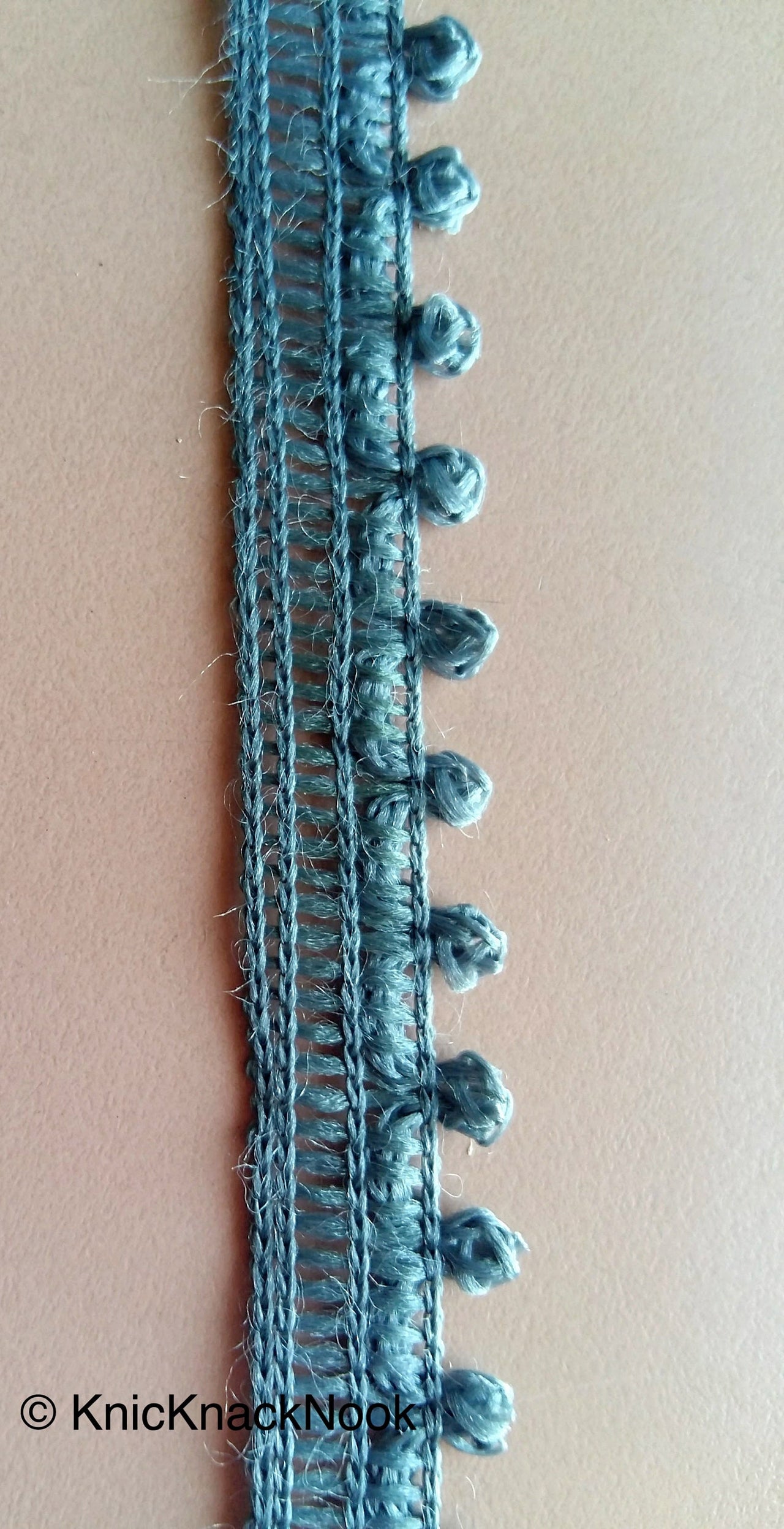 Wholesale Grey 9 Yards Lace Trims 10mm Wide, Fringe Trimming, Decorative Fringe Tape