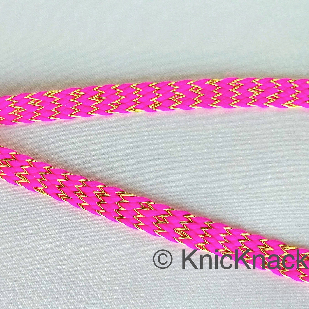 Pink Braid Trim, Approx. 8mm wide, Upholstery Trim