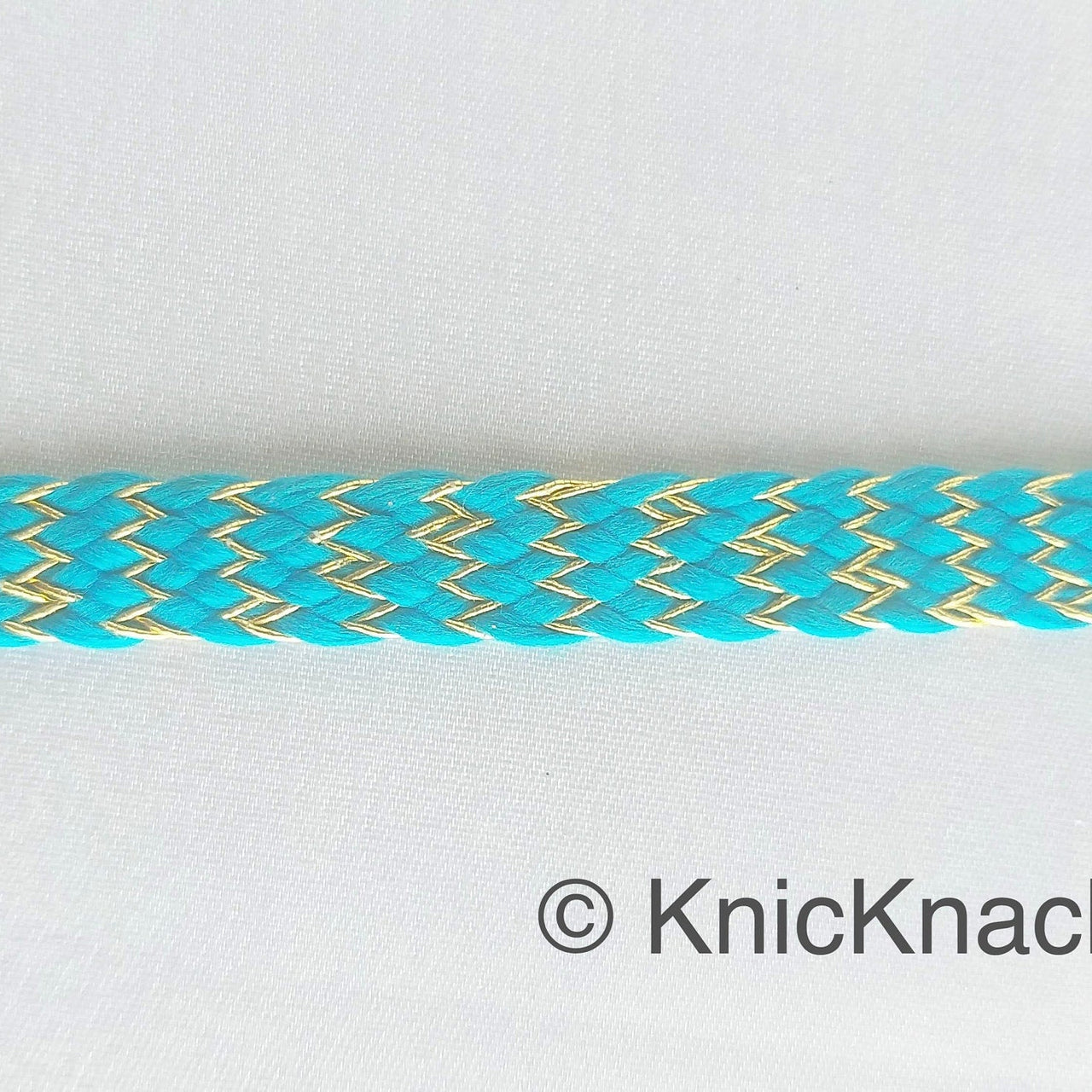 Blue Braid Trim, Approx. 8mm wide, Upholstery Trim