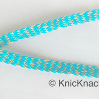 Thumbnail for Blue Braid Trim, Approx. 8mm wide, Upholstery Trim