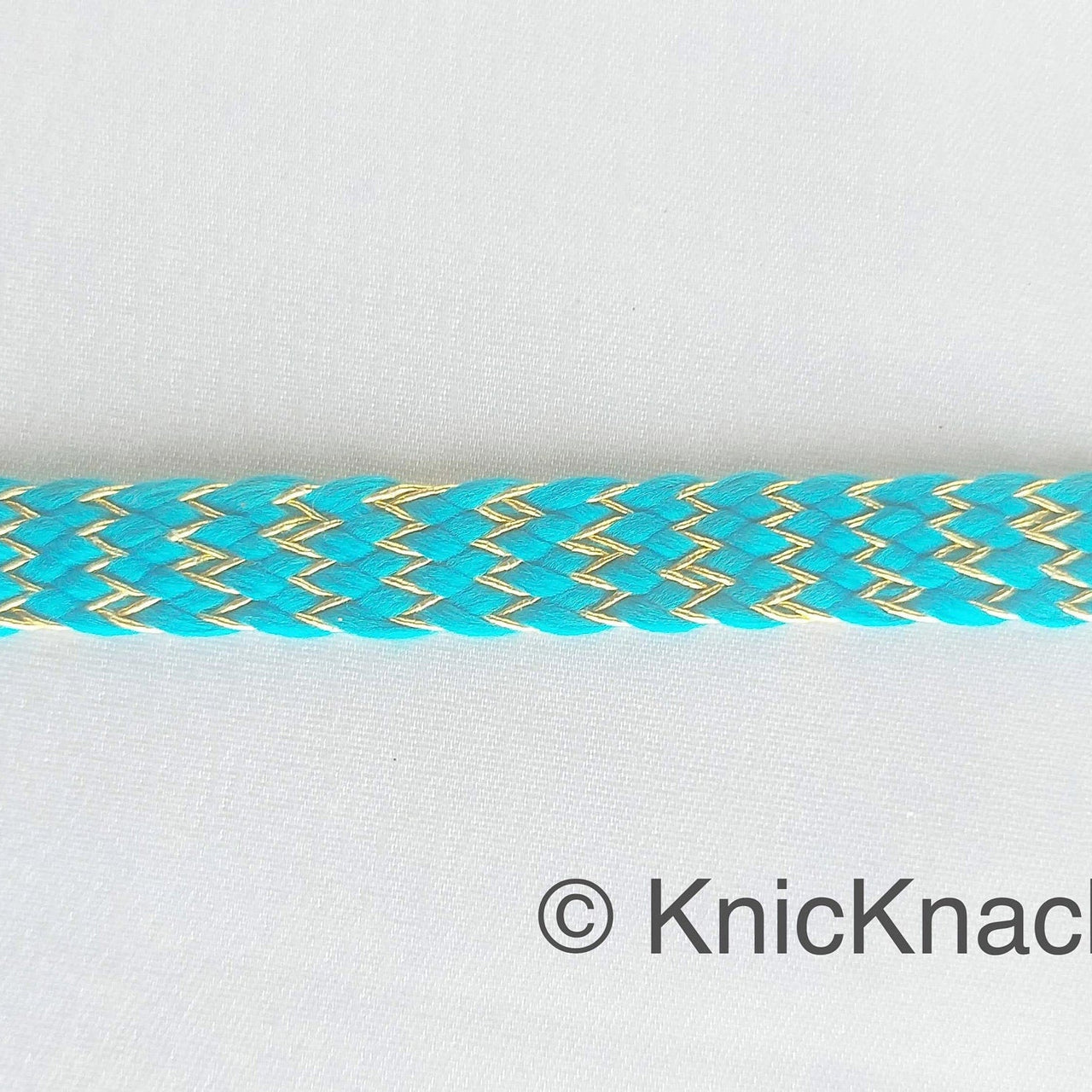 Blue Braid Trim, Approx. 8mm wide, Upholstery Trim