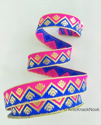 Thumbnail for Floral Jacquard Trim Decorative Trim Fashion Trim, Ribbon Sash, Indian Trim