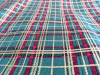 Thumbnail for Bottle Green Christmas Tartan Cotton Fabric Christmas Fabric, Festive Fabric, Holiday Fabric