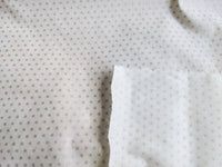 Thumbnail for White Cotton Poplin Fabric With Silver Stars Christmas Fabric, Festive Fabric, Holiday Fabric