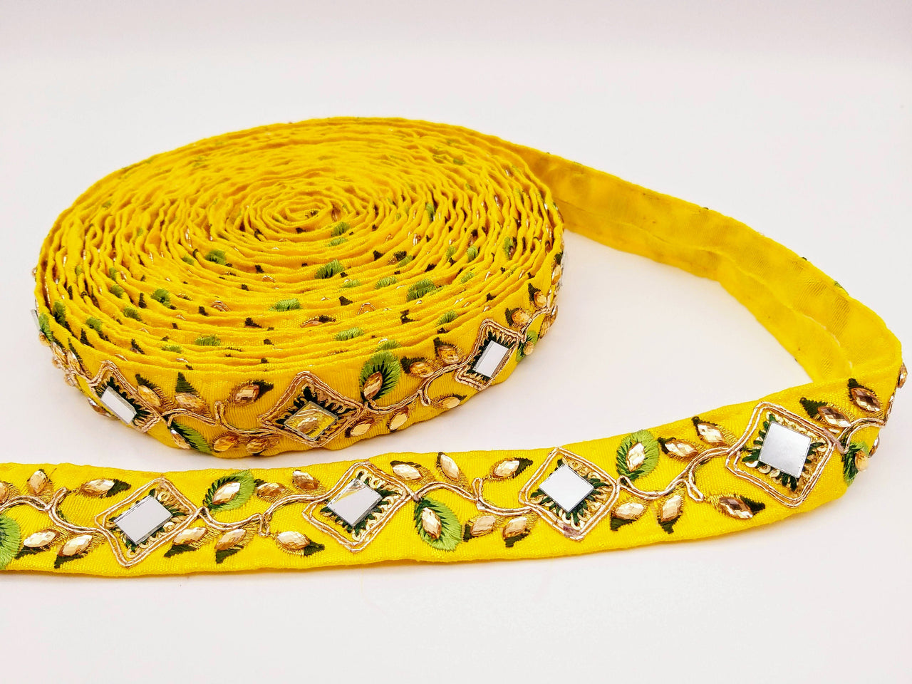 Yellow Silk Trim