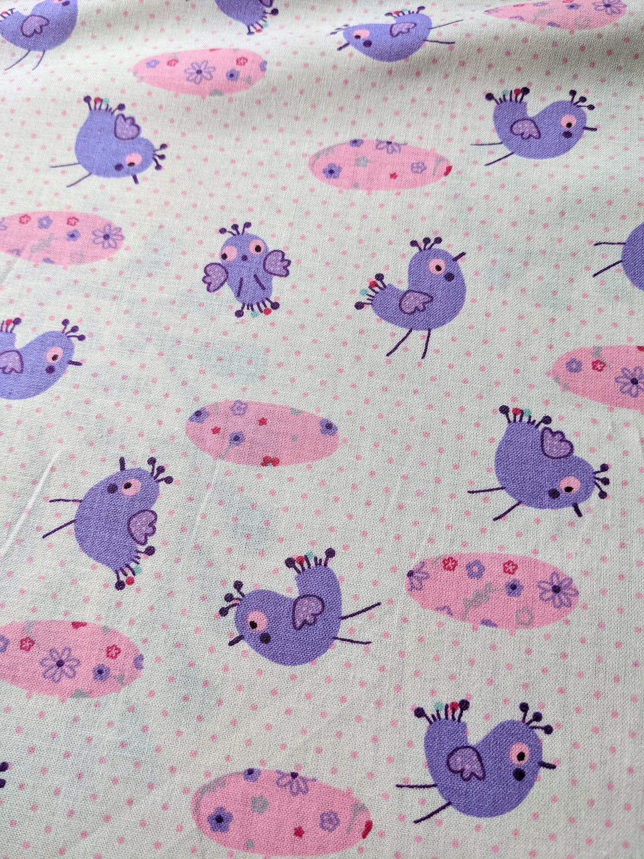 Chick and Egg Cotton Spring Fabric, Easter Fabric, Sewing Fabric