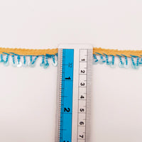 Thumbnail for Brown Beaded Sequins Fringe Trim, Craft Ribbon Christmas Trimming, Trim By 3 Yards Decorative Trim