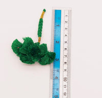Thumbnail for 4 x Green Pom-Pom Tassels Latkan, Pompom Decorations, Pom poms