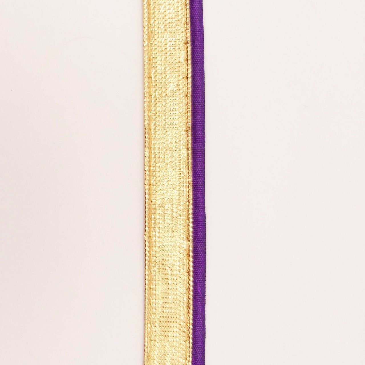3 Yards, Flanged Insertion Gold Fabric Trim With Violet Piping, 15mm Cord piping Trim Decorative Sewing Edge Trim Flanged Piping Cord