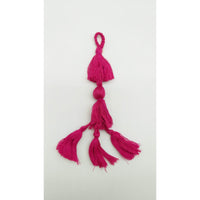 Thumbnail for Dark Pink Tassels, Cotton Tassels, Bohemian