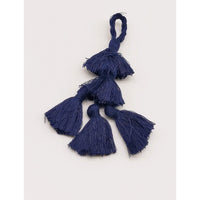 Thumbnail for Navy Blue Tassels, Cotton Tassels, Bohemian