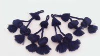 Thumbnail for Blue Silk Ball Tassels, Latkan, Embellishments