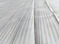 Thumbnail for Cream Cotton Silver Stripes Fabric, Striped Handloom Fabric, Quilting Fabric