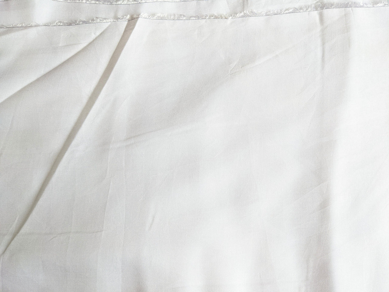 White Rayon Fabric, Sewing Fabric, Fabric By Metre
