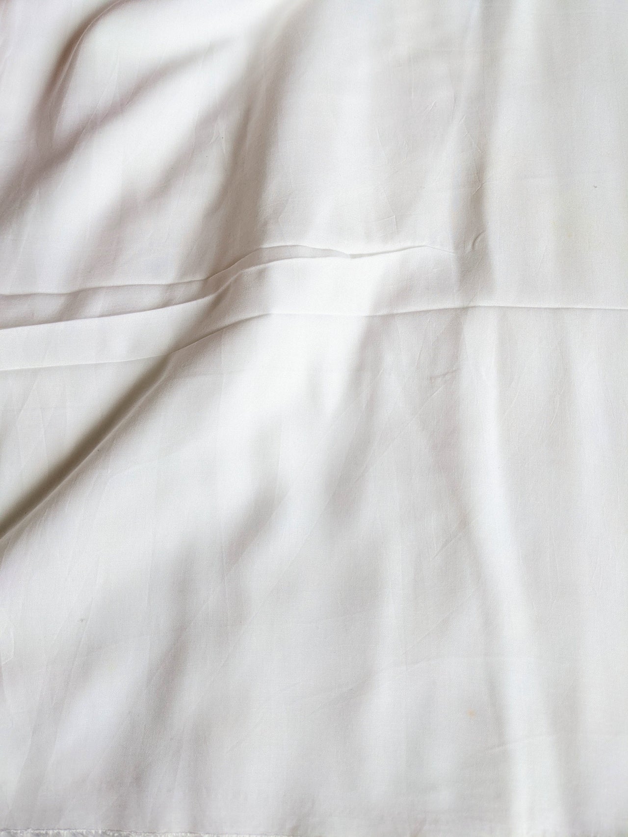 White Rayon Fabric, Sewing Fabric, Fabric By Metre