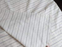 Thumbnail for Off White Cotton Stripes Fabric, Striped Handloom Fabric, Quilting Fabric